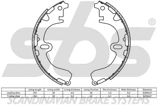 Brake Shoe Set
