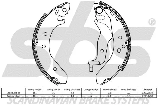 Brake Shoe Set