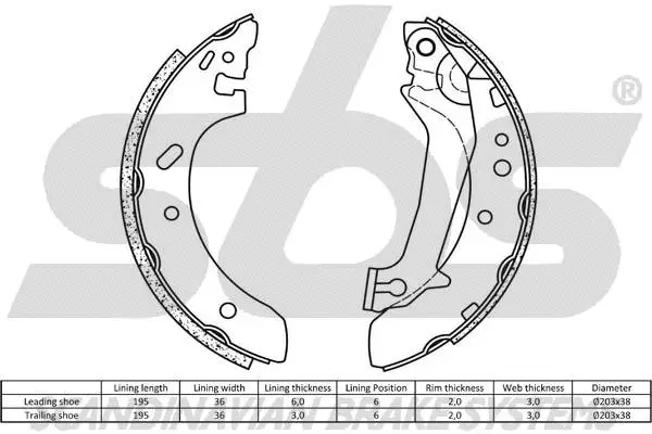 Brake Shoe Set
