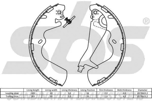 Brake Shoe Set