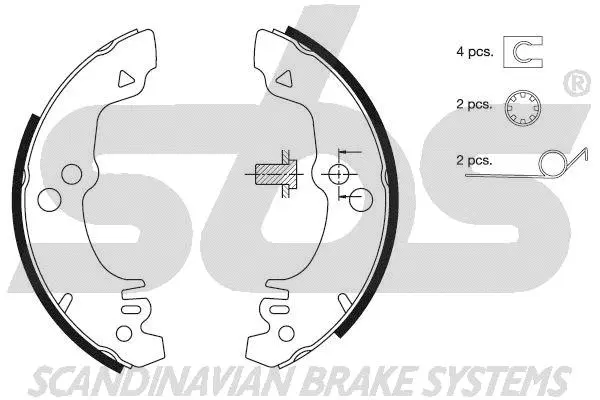 Brake Shoe Set (18512725282)