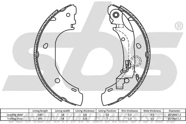 Brake Shoe Set
