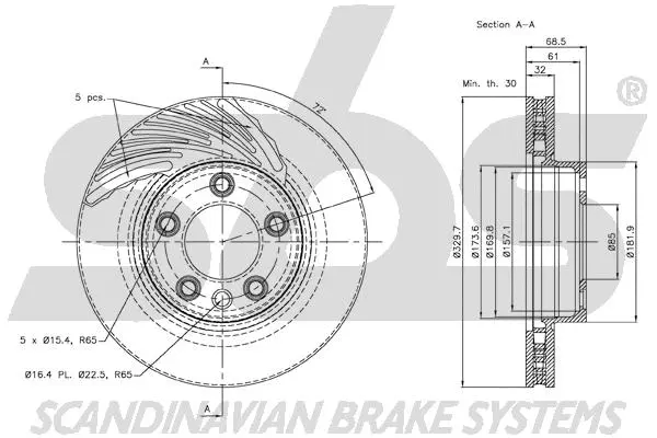 Brake Disc (18153147104)