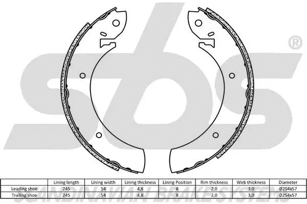 Brake Shoe Set