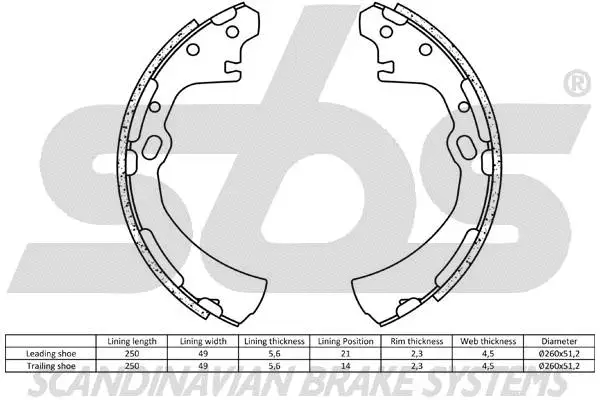 Brake Shoe Set