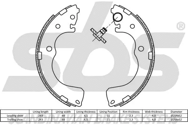 Brake Shoe Set