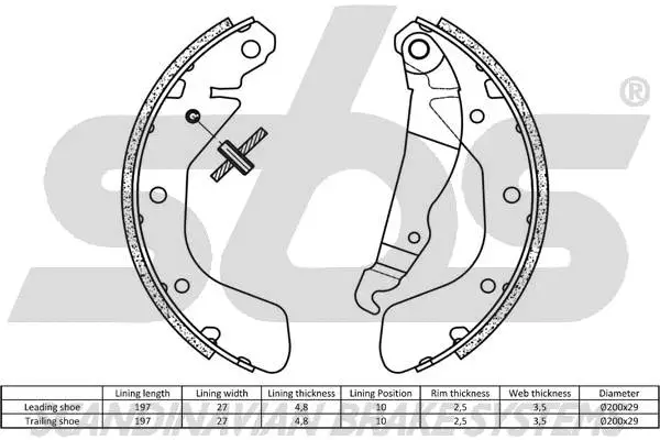 Brake Shoe Set