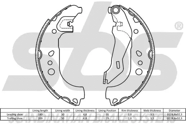 Brake Shoe Set