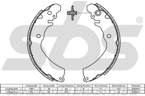 Brake Shoe Set