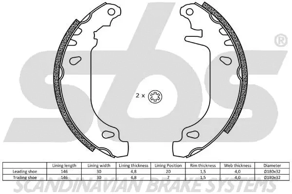 Brake Shoe Set