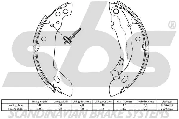 Brake Shoe Set
