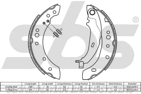 Brake Shoe Set