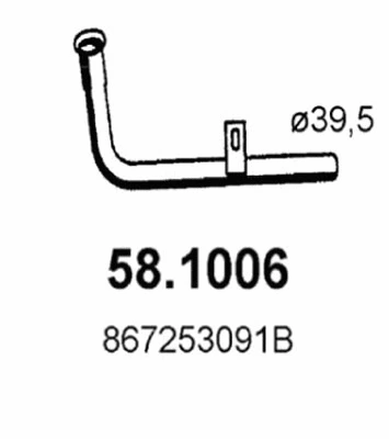Exhaust Pipe (58.1006)