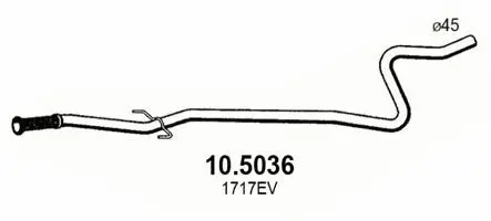 Exhaust Pipe (10.5036)