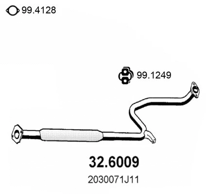 Centre Muffler (32.6009)
