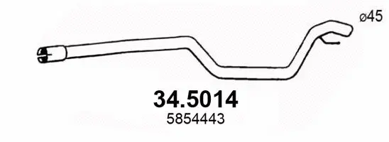 Exhaust Pipe (34.5014)