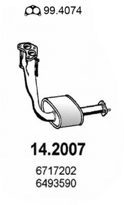 Front Muffler (14.2007)