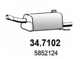Rear Muffler (34.7102)