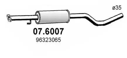 Centre Muffler (07.6007)