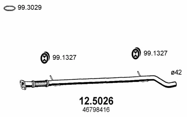 Exhaust Pipe (12.5026)