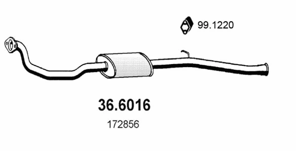Centre Muffler (36.6016)