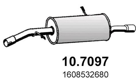 Rear Muffler (10.7097)
