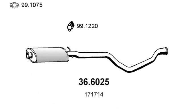 Centre Muffler (36.6025)