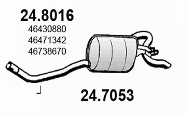 Rear Muffler (24.7053)