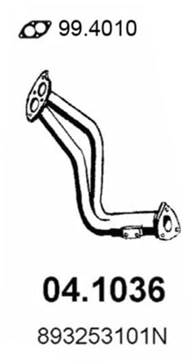 Exhaust Pipe (04.1036)