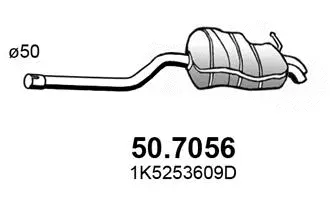 Rear Muffler (50.7056)