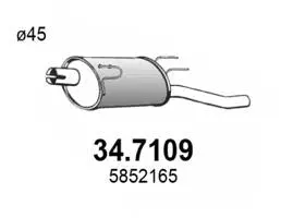 Rear Muffler (34.7109)