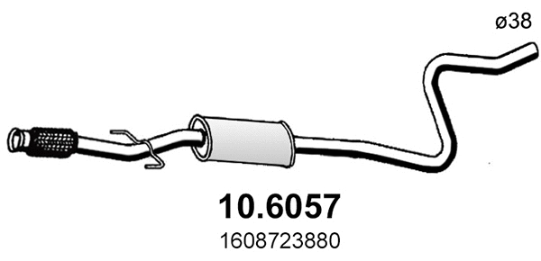 Centre Muffler (10.6057)
