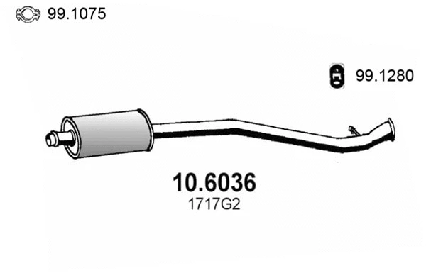 Centre Muffler (10.6036)