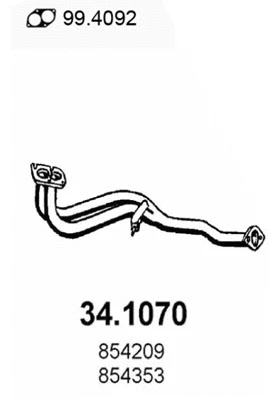 Exhaust Pipe (34.1070)