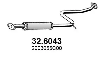 Centre Muffler (32.6043)