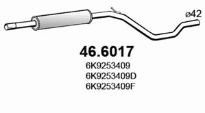 Centre Muffler (46.6017)