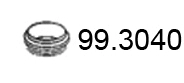 Seal Ring, exhaust pipe (99.3040)