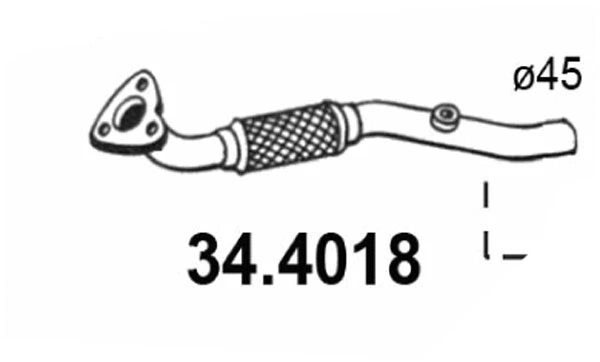 Exhaust Pipe (34.4018)