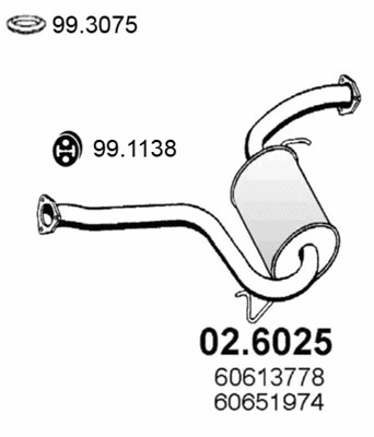 Centre Muffler (02.6025)