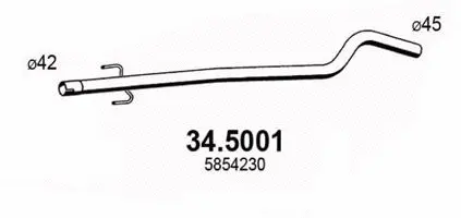 Exhaust Pipe (34.5001)