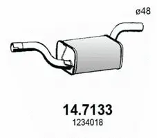 Rear Muffler (14.7133)