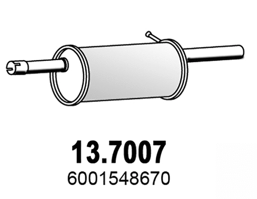 Rear Muffler (13.7007)