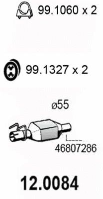 Catalytic Converter (12.0084)