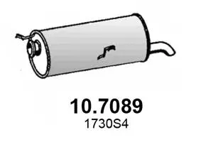 Rear Muffler (10.7089)