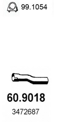 Exhaust Pipe (60.9018)