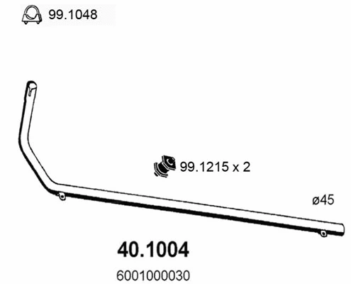 Exhaust Pipe (40.1004)