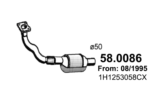 Catalytic Converter (58.0086)