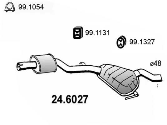 Centre Muffler (24.6027)