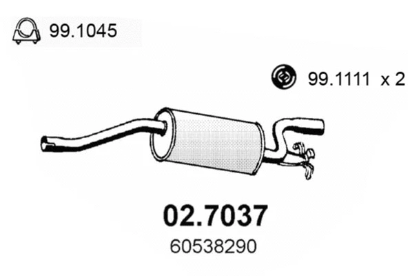 Rear Muffler (02.7037)