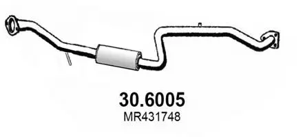 Centre Muffler (30.6005)